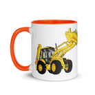 The Tractors Mugs Store JCB 4CX Project 8 | Mug with Color Inside Quality Farmers Merch