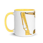 The Tractors Mugs Store JCB 814 Super 2.0 Mug with Color Inside Quality Farmers Merch