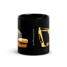 The Tractors Mugs Store JCB 814 Super Black Glossy Mug Quality Farmers Merch