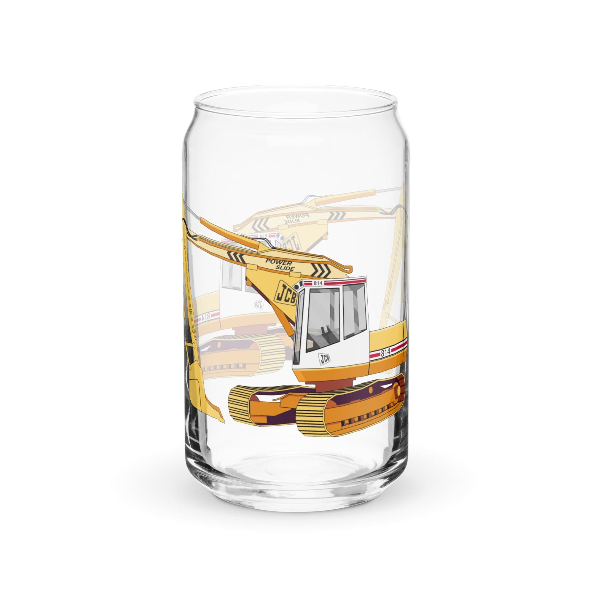 The Tractors Mugs Store JCB 814 Super Can-shaped glass Quality Farmers Merch