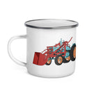 The Tractors Mugs Store JCB Major Loader Enamel Mug Quality Farmers Merch