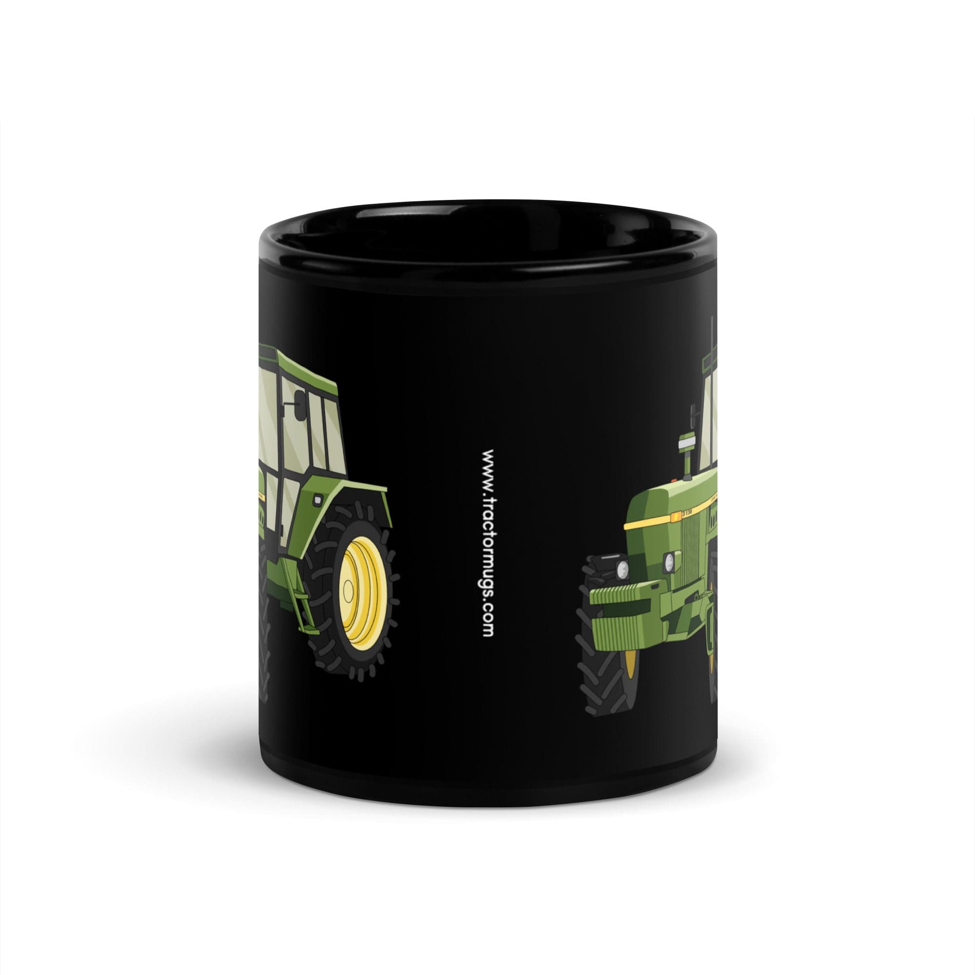 The Tractors Mugs Store John Deere 3130 Black Glossy Mug Quality Farmers Merch