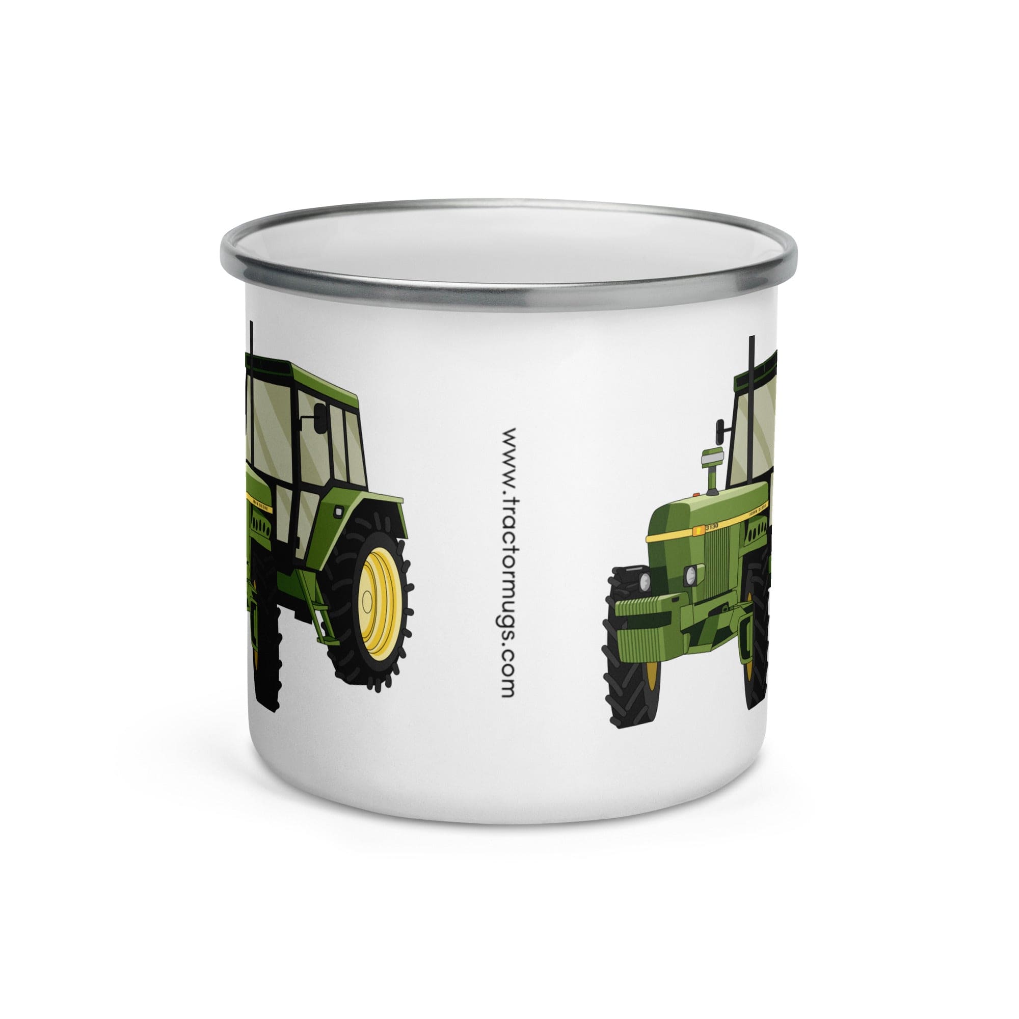 The Tractors Mugs Store John Deere 3130 | Enamel Mug Quality Farmers Merch