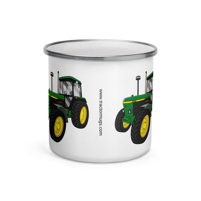 The Tractors Mugs Store John Deere 3350 4WD Enamel Mug Quality Farmers Merch