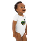 The Tractors Mugs Store John Deere 3350 4WD Organic cotton baby bodysuit Quality Farmers Merch