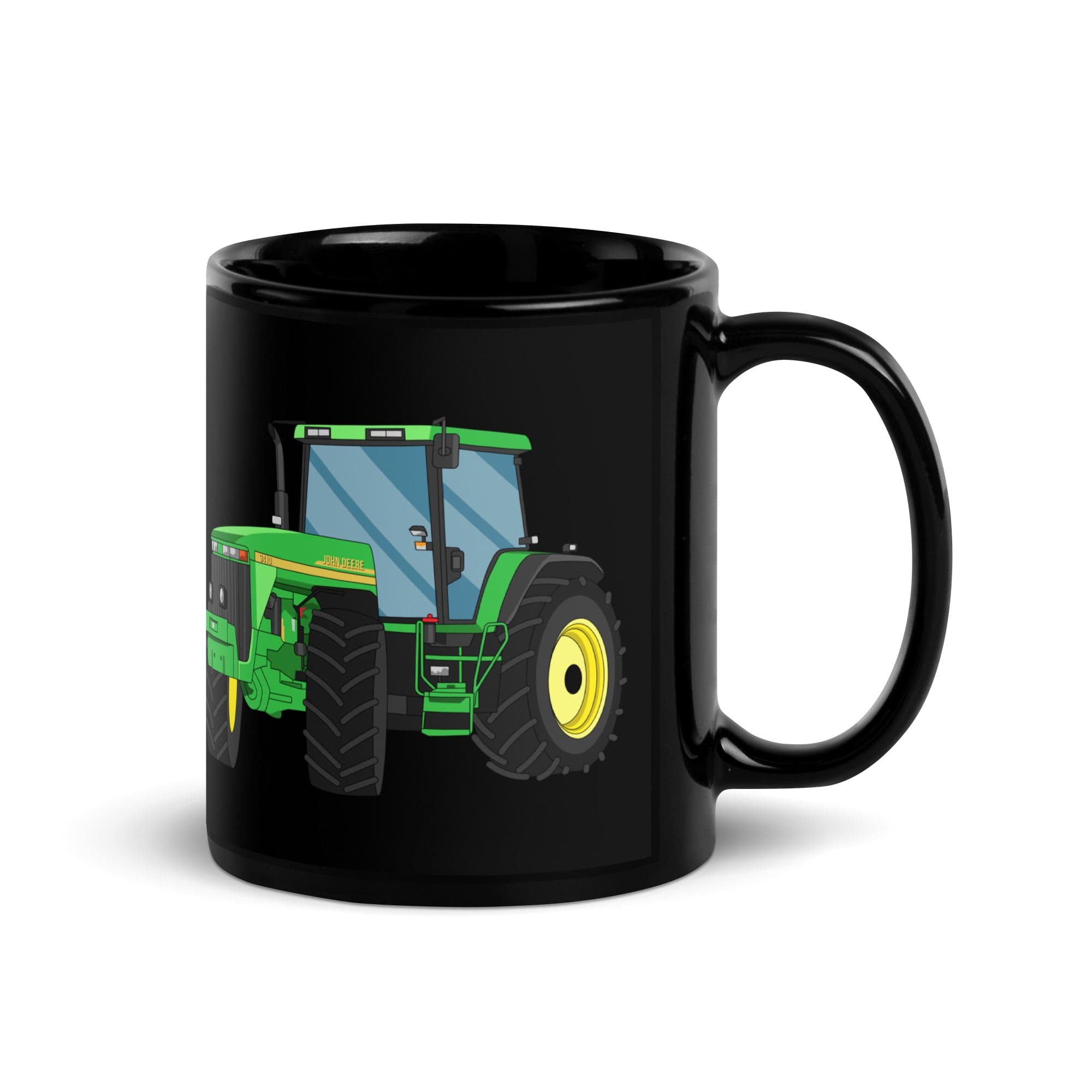 The Tractors Mugs Store John Deere 3410 Black Glossy Mug Quality Farmers Merch