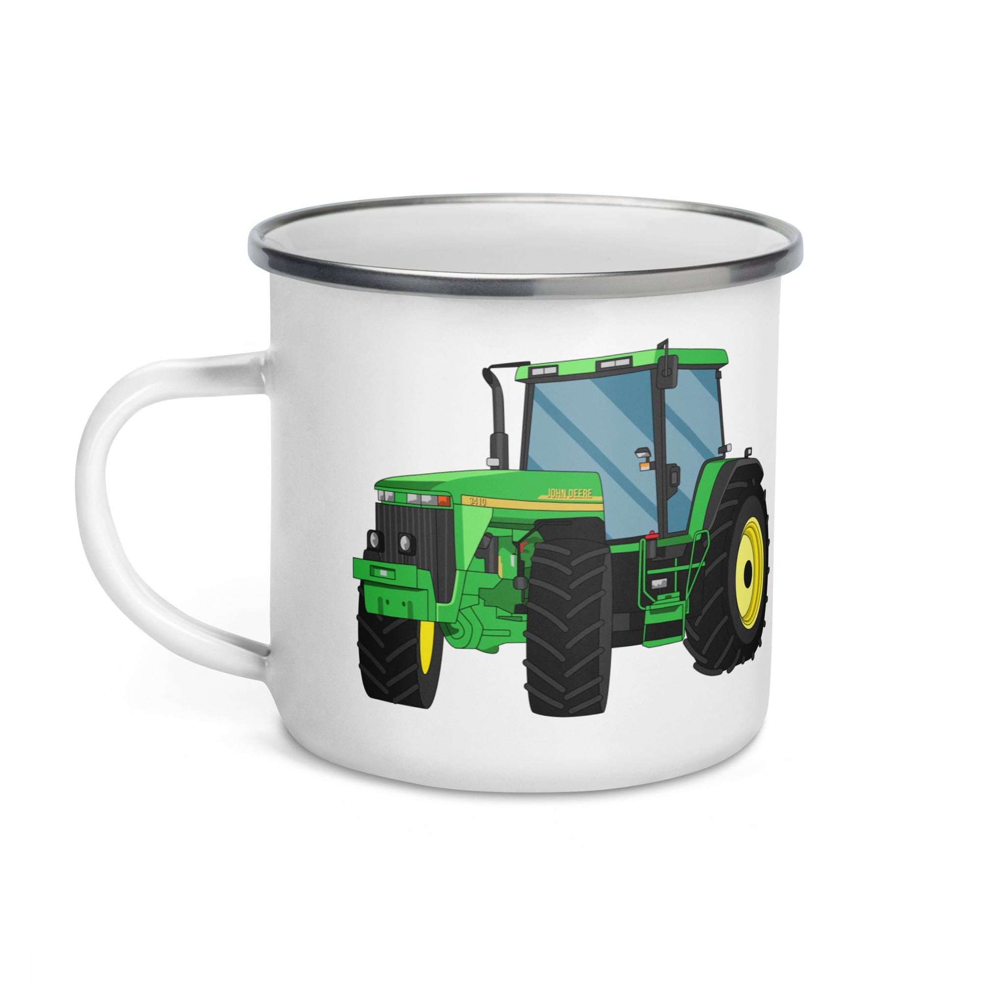 The Tractors Mugs Store John Deere 3410 Enamel Mug Quality Farmers Merch