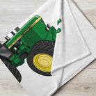 The Tractors Mugs Store John Deere 4440 4WD  | Throw Blanket Quality Farmers Merch