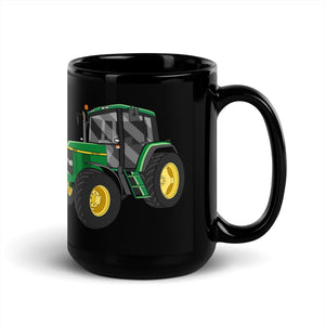 The Tractors Mugs Store John Deere 6800 | Black Glossy Mug Quality Farmers Merch