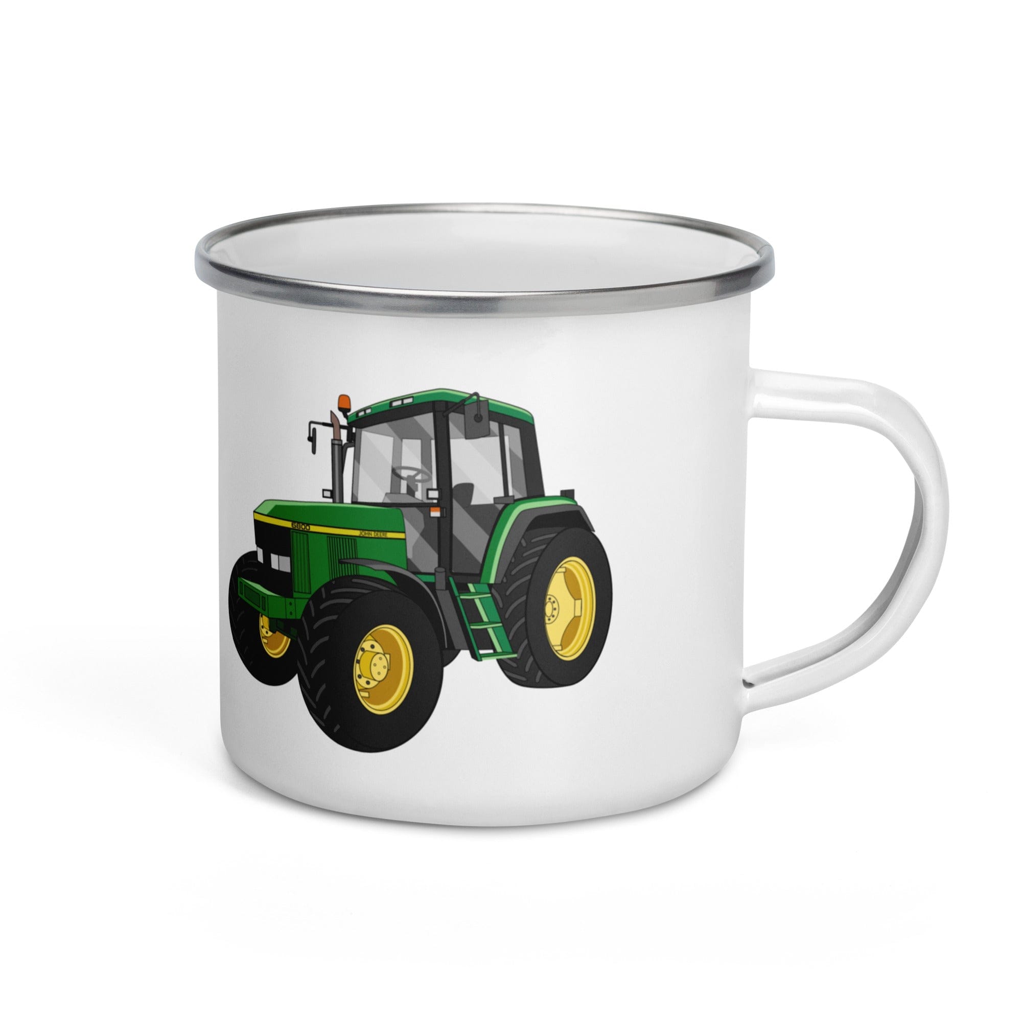 The Tractors Mugs Store John Deere 6800 | Enamel Mug Quality Farmers Merch