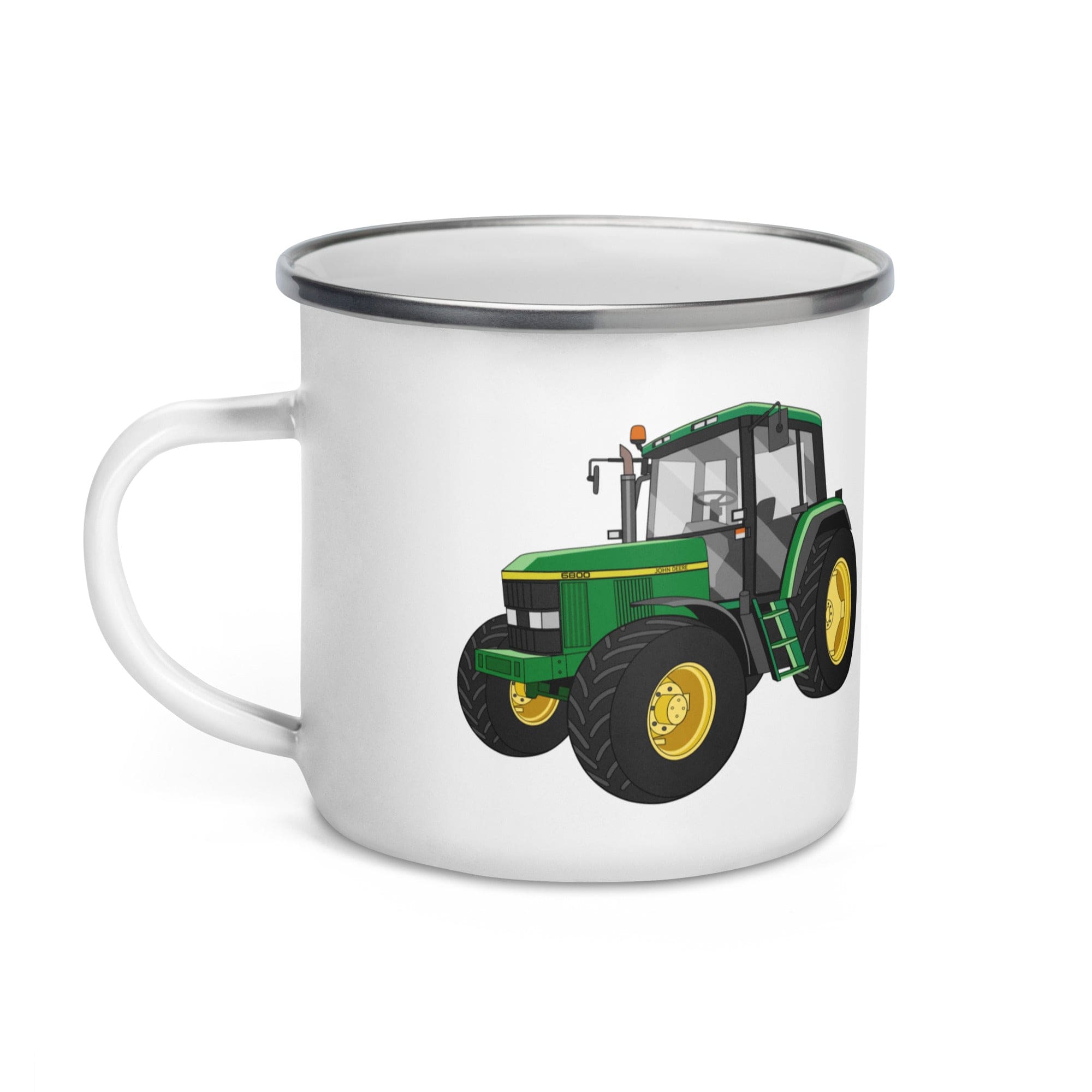 The Tractors Mugs Store John Deere 6800 | Enamel Mug Quality Farmers Merch