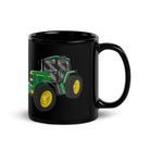 The Tractors Mugs Store John Deere 6900 | Black Glossy Mug Quality Farmers Merch