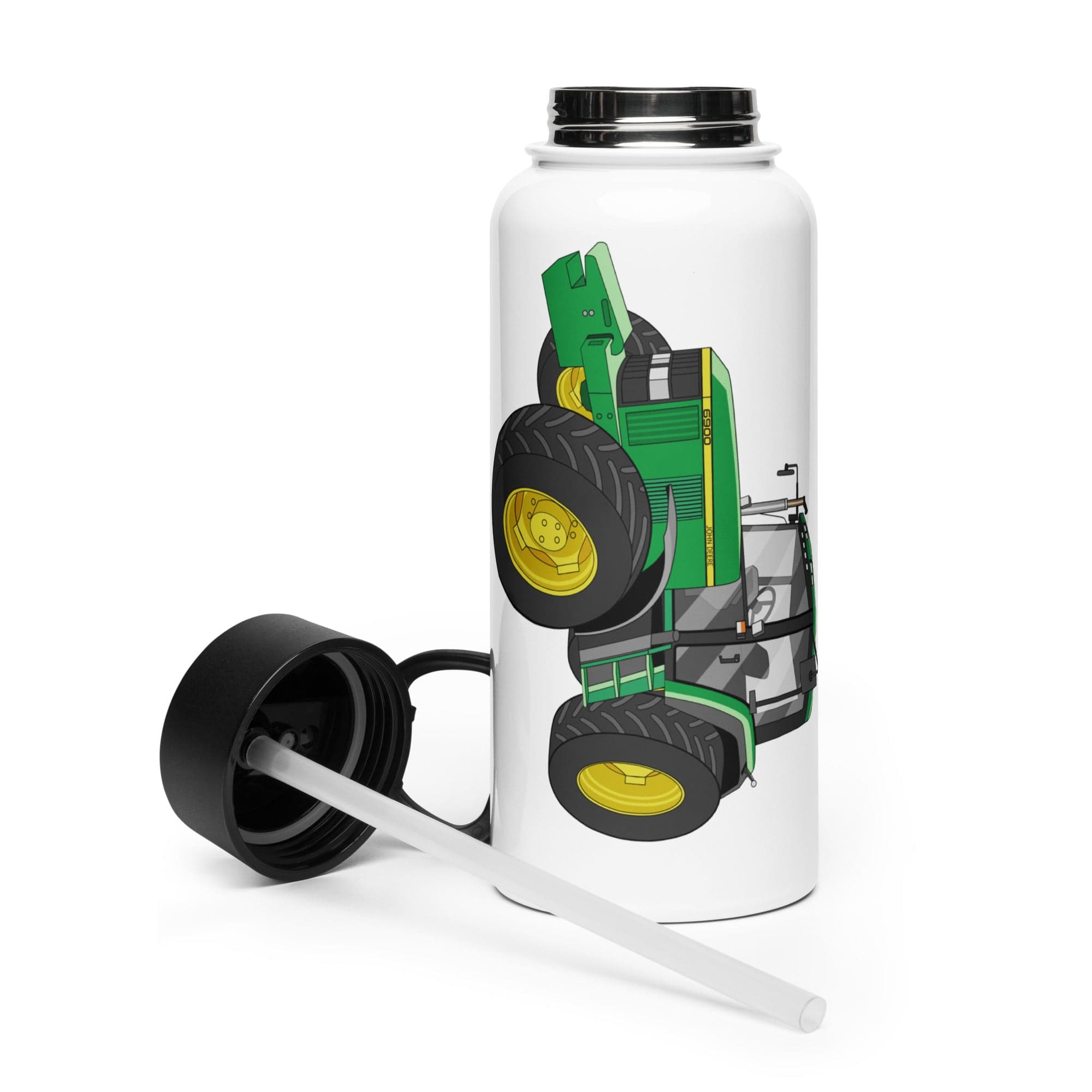 The Tractors Mugs Store John Deere 6900 | Stainless Steel Water Bottle Quality Farmers Merch