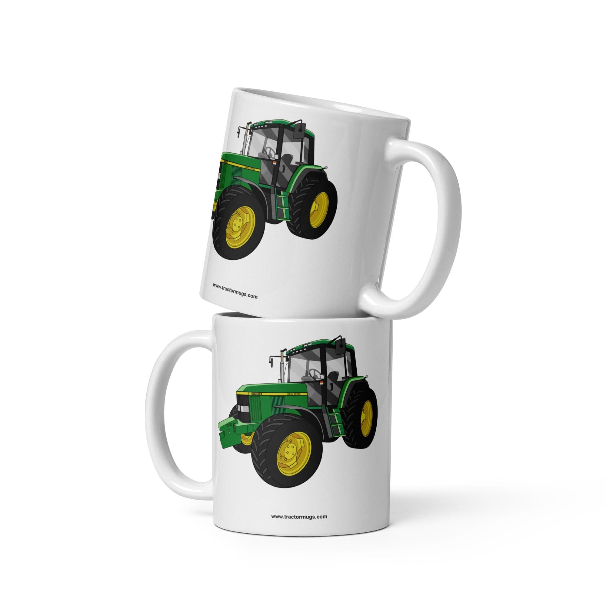 The Tractors Mugs Store John Deere 6900 | White glossy mug Quality Farmers Merch