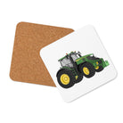 The Tractors Mugs Store John Deere 6R Cork-back coaster Quality Farmers Merch