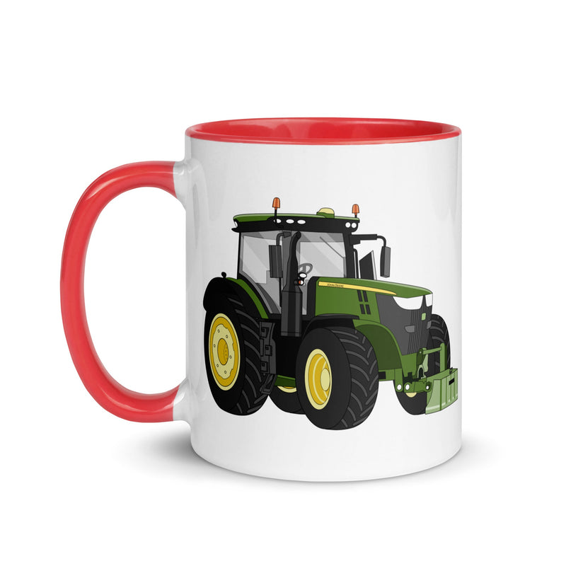 The Tractors Mugs Store John Deere 7310R Mug with Color Inside Quality Farmers Merch