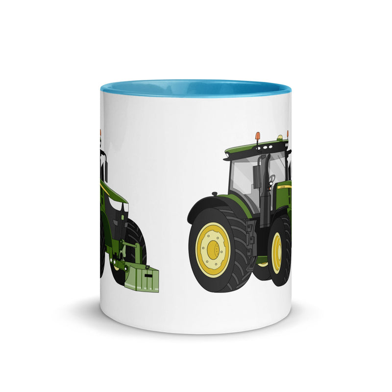 The Tractors Mugs Store John Deere 7310R Mug with Color Inside Quality Farmers Merch