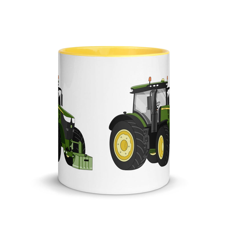 The Tractors Mugs Store John Deere 7310R Mug with Color Inside Quality Farmers Merch