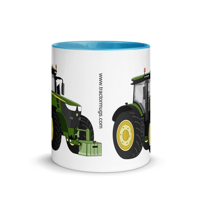 The Tractors Mugs Store John Deere 7310R Mug with Color Inside Quality Farmers Merch