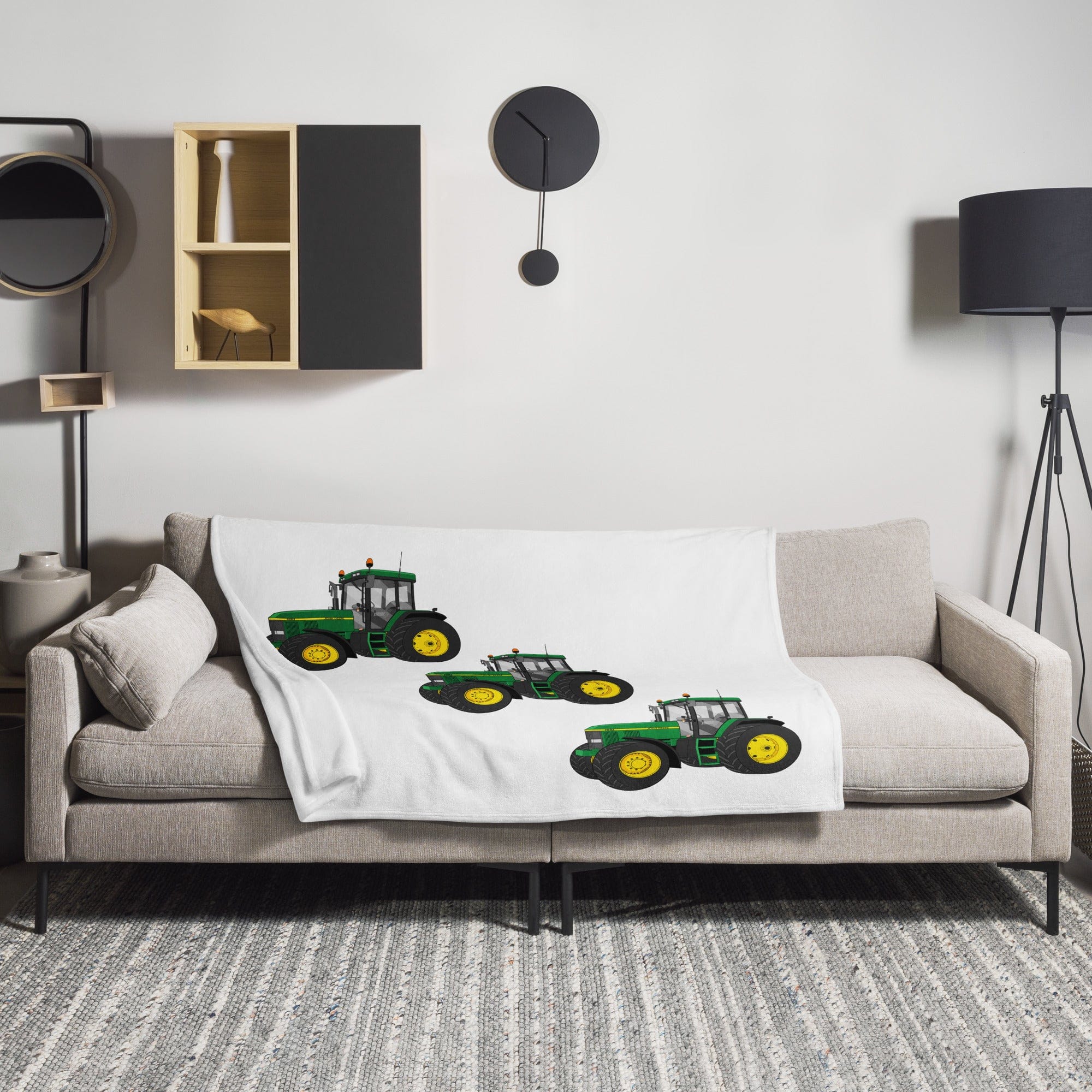 The Tractors Mugs Store John Deere 7810 Throw Blanket Quality Farmers Merch