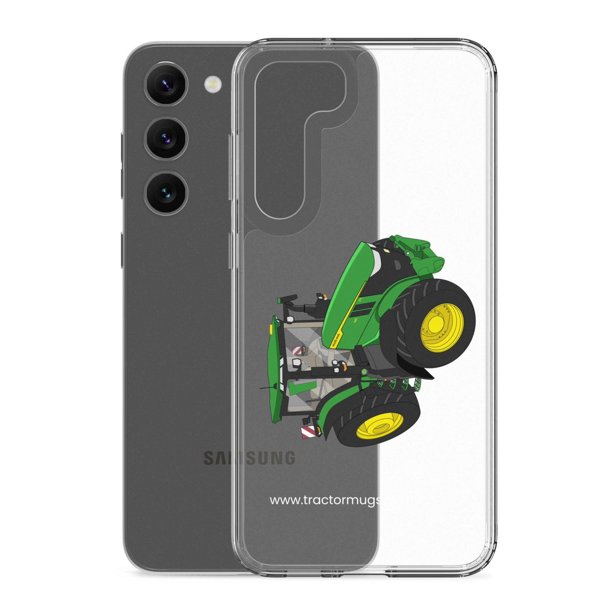 The Tractors Mugs Store John Deere 7R 350 auto powr Clear Case for Samsung® Quality Farmers Merch