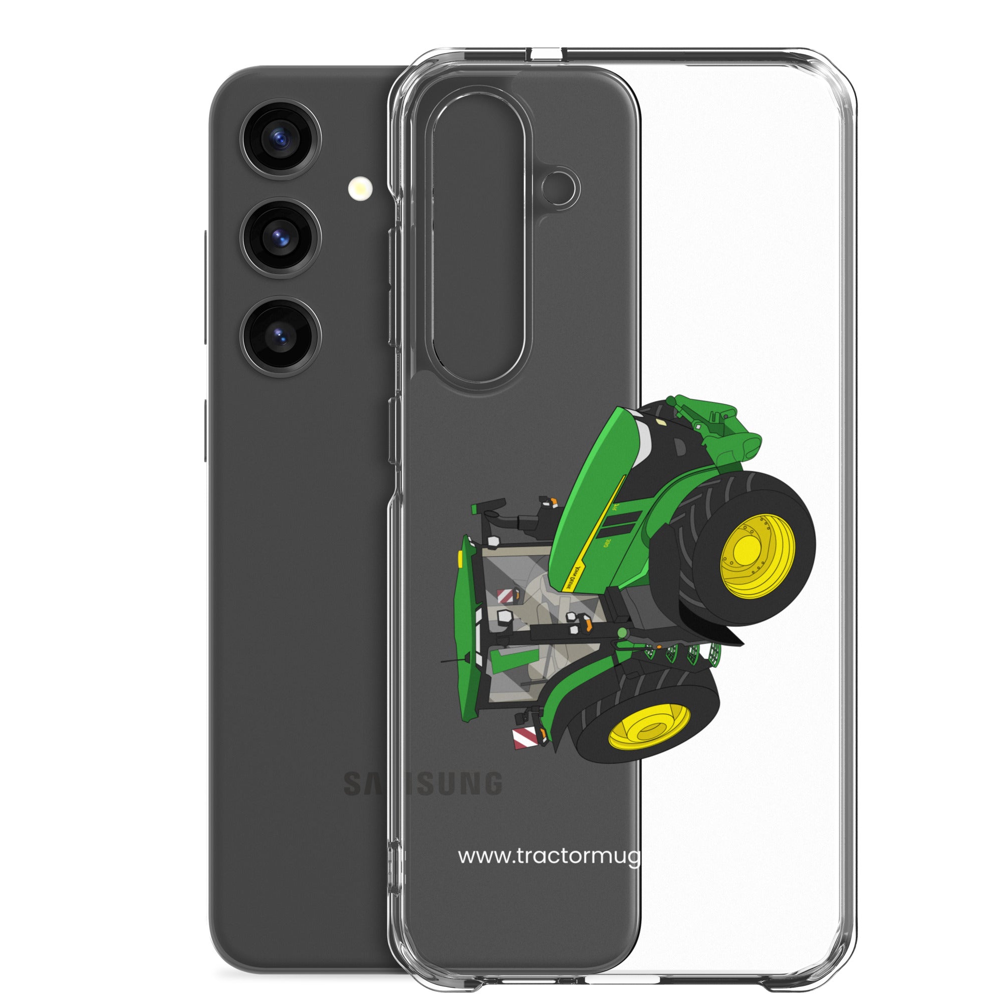 The Tractors Mugs Store John Deere 7R 350 auto powr Clear Case for Samsung® Quality Farmers Merch