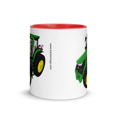 The Tractors Mugs Store John Deere 7R 350 auto powr Mug with Color Inside Quality Farmers Merch