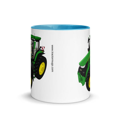 The Tractors Mugs Store John Deere 7R 350 auto powr Mug with Color Inside Quality Farmers Merch