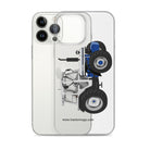 The Tractors Mugs Store Ford 7810 Jubilee Edition SilverTractor Clear Case for iPhone® Quality Farmers Merch