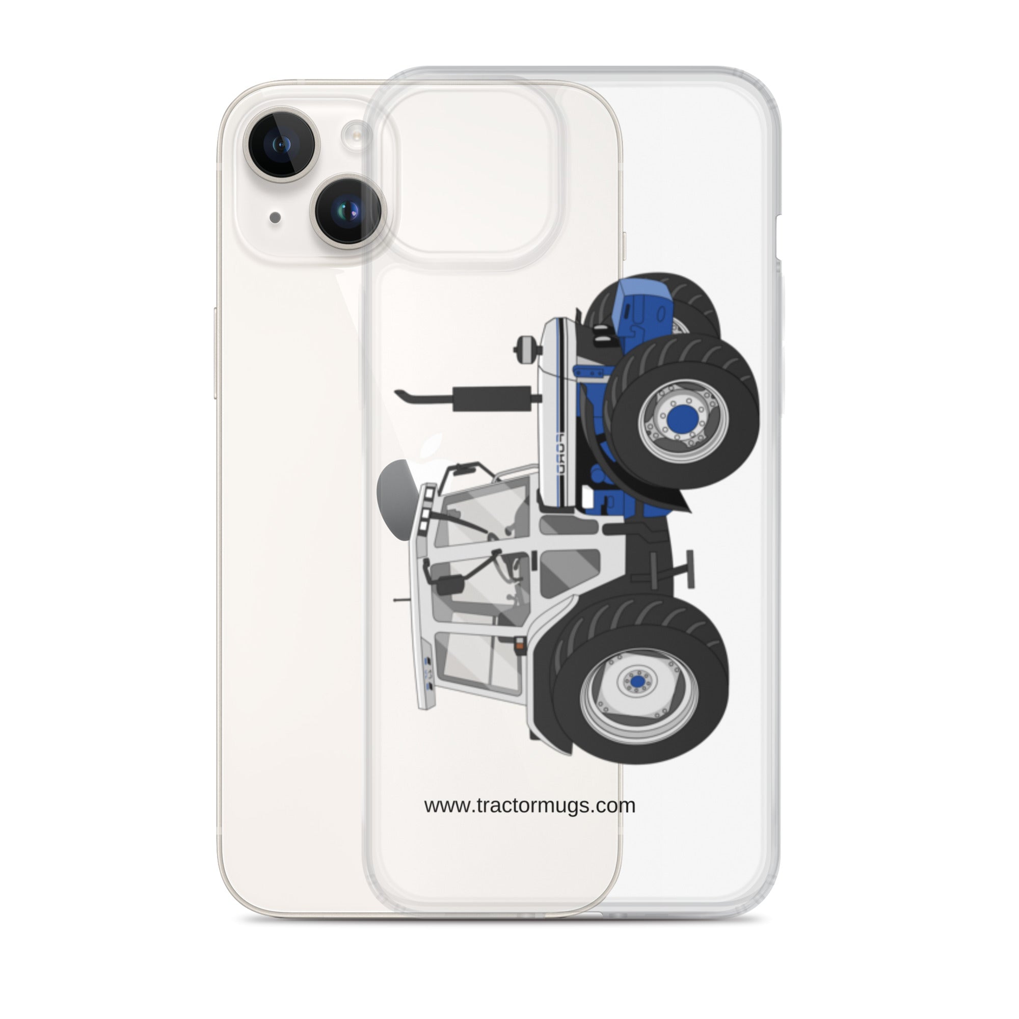 The Tractors Mugs Store Ford 7810 Jubilee Edition SilverTractor Clear Case for iPhone® Quality Farmers Merch