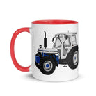 The Tractors Mugs Store Ford 7810 Jubilee Edition SilverTractor Mug with Color Inside Quality Farmers Merch