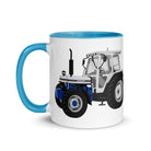The Tractors Mugs Store Ford 7810 Jubilee Edition SilverTractor Mug with Color Inside Quality Farmers Merch