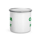 The Tractors Mugs Store KEEP CALM drive a FENDT Enamel Mug Quality Farmers Merch