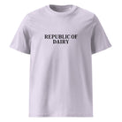 The Tractors Mugs Store Lavender / S Republic of Dairy Unisex organic cotton t-shirt Quality Farmers Merch