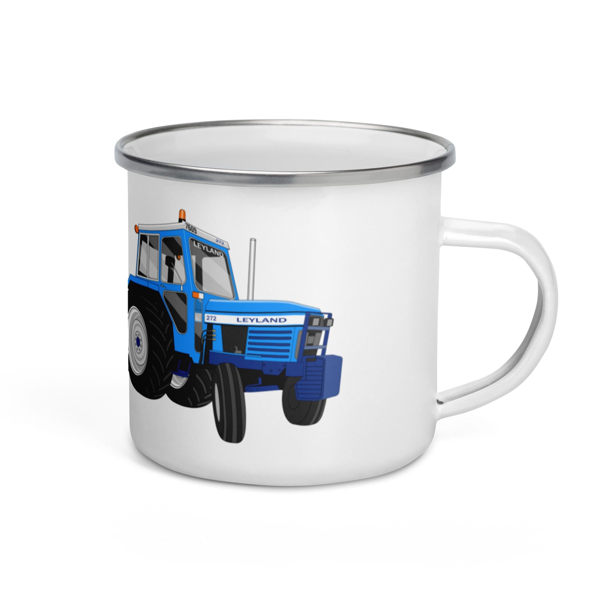 The Tractors Mugs Store Leyland 272 Enamel Mug Quality Farmers Merch