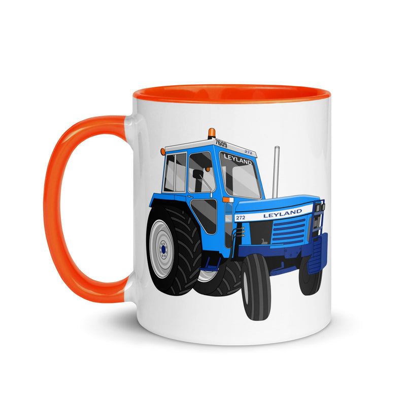 The Tractors Mugs Store Leyland 272 Mug with Color Inside Quality Farmers Merch