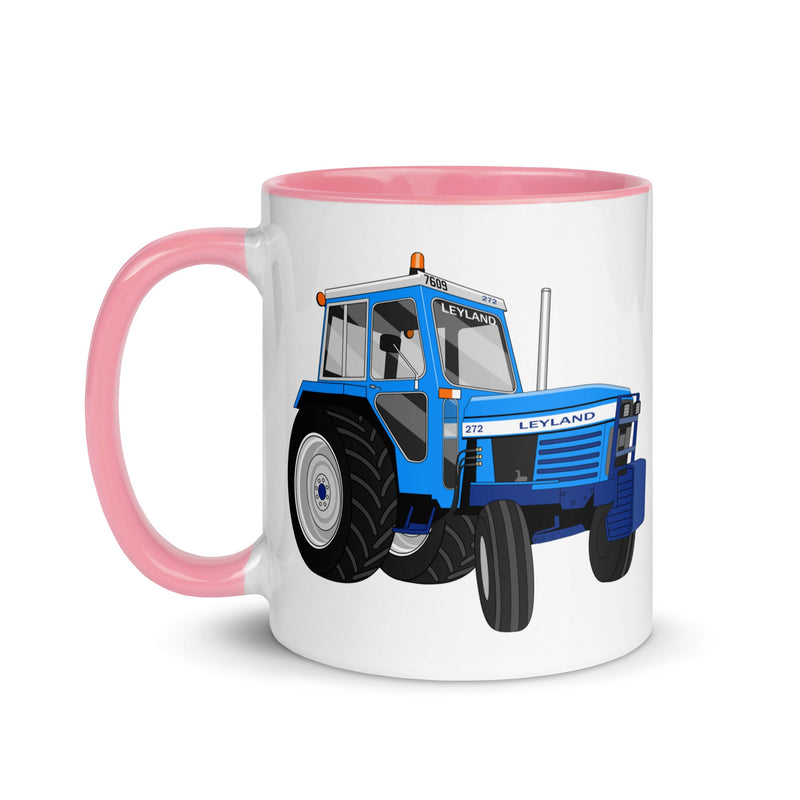 The Tractors Mugs Store Leyland 272 Mug with Color Inside Quality Farmers Merch