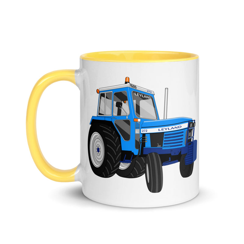 The Tractors Mugs Store Leyland 272 Mug with Color Inside Quality Farmers Merch