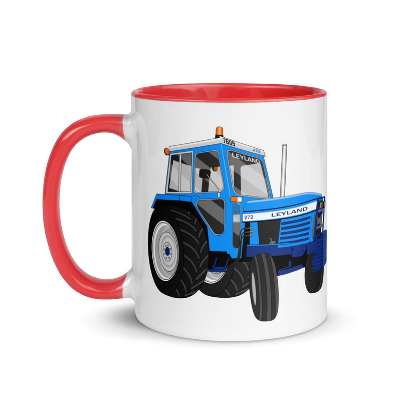 The Tractors Mugs Store Leyland 272 Mug with Color Inside Quality Farmers Merch