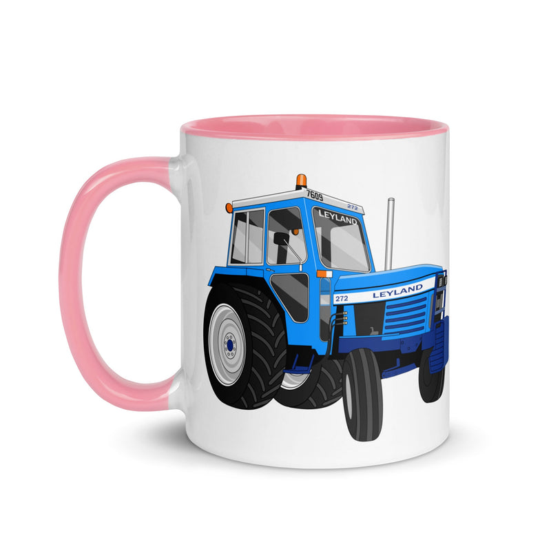 The Tractors Mugs Store Leyland 272 Mug with Color Inside Quality Farmers Merch