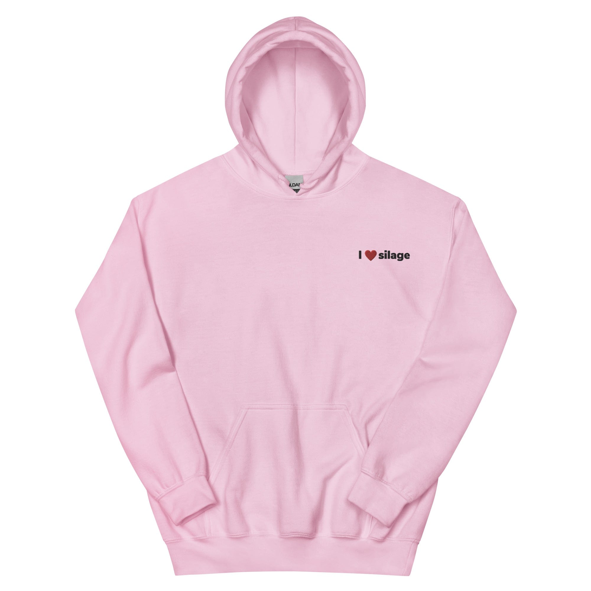 The Tractors Mugs Store Light Pink / S I Love Silage Embroidered Unisex Hoodie Quality Farmers Merch