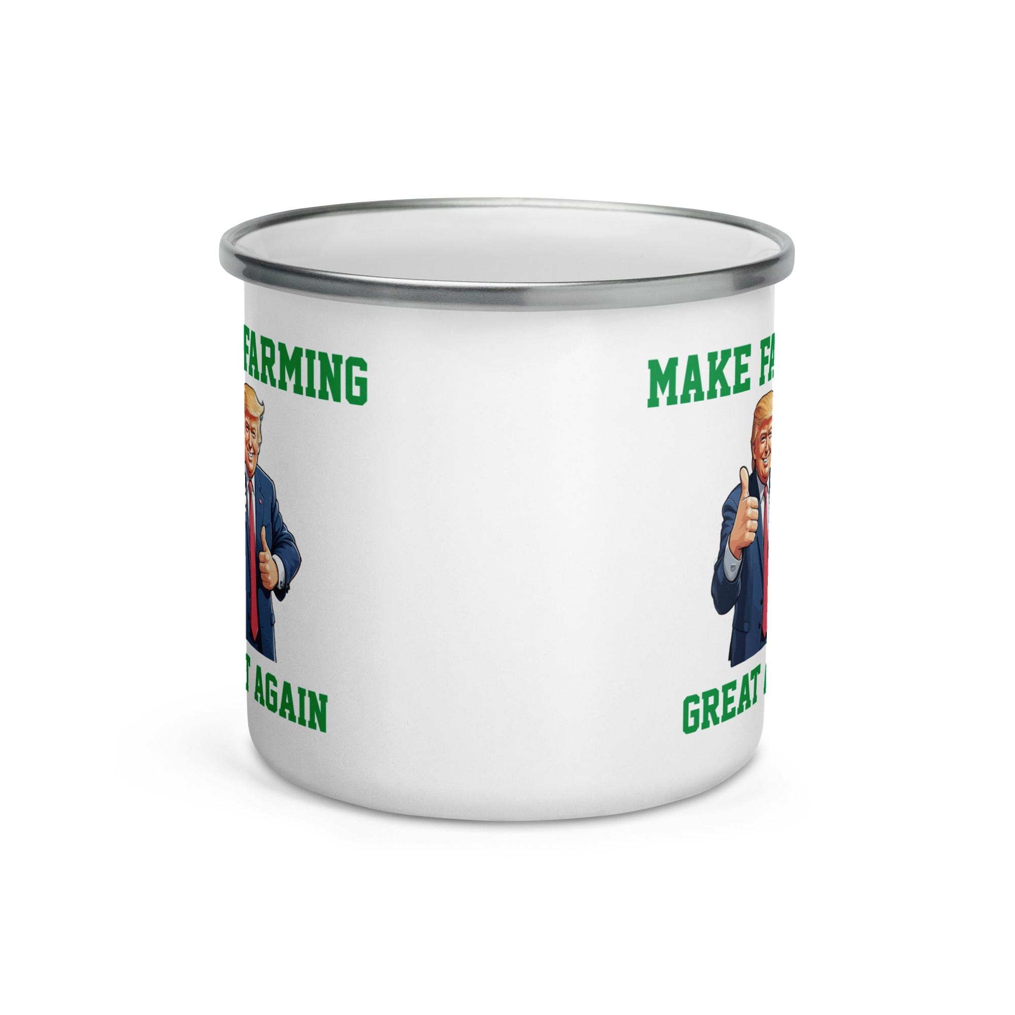 The Tractors Mugs Store Make Farming Great Again Enamel Mug Quality Farmers Merch