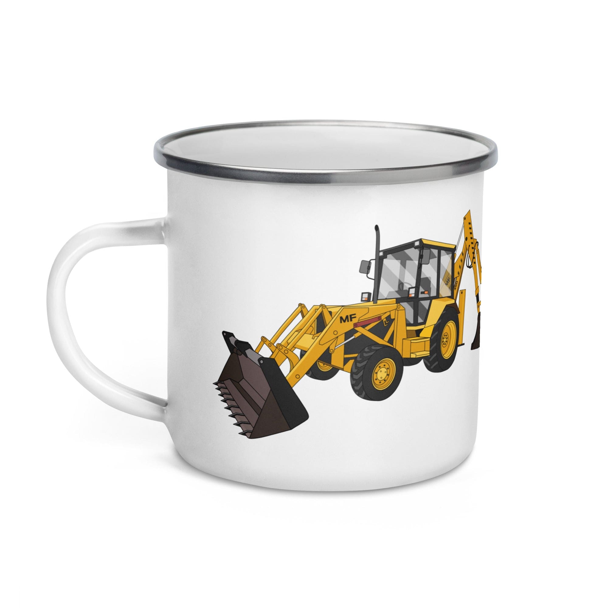 The Tractors Mugs Store Massey 50HX Enamel Mug Quality Farmers Merch