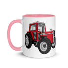 The Tractors Mugs Store Massey 590 4WD Mug with Color Inside Quality Farmers Merch