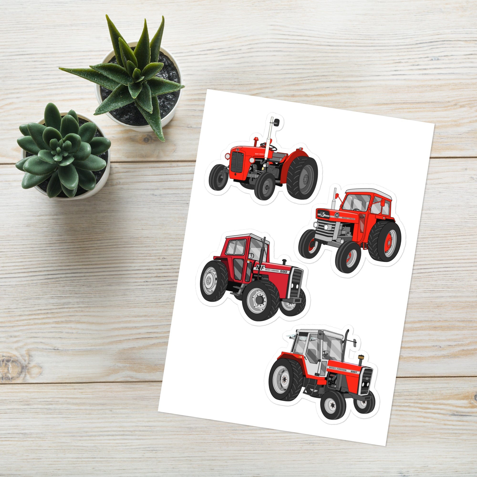 The Tractors Mugs Store Massey Classic Collection 1 Sticker sheet Quality Farmers Merch