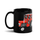 The Tractors Mugs Store Massey Ferguson 135 | Black Glossy Mug Quality Farmers Merch