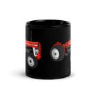 The Tractors Mugs Store Massey Ferguson 135 | Black Glossy Mug Quality Farmers Merch