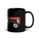 The Tractors Mugs Store Massey Ferguson 135 | Black Glossy Mug Quality Farmers Merch