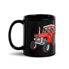 The Tractors Mugs Store Massey Ferguson 165  Black Glossy Mug Quality Farmers Merch