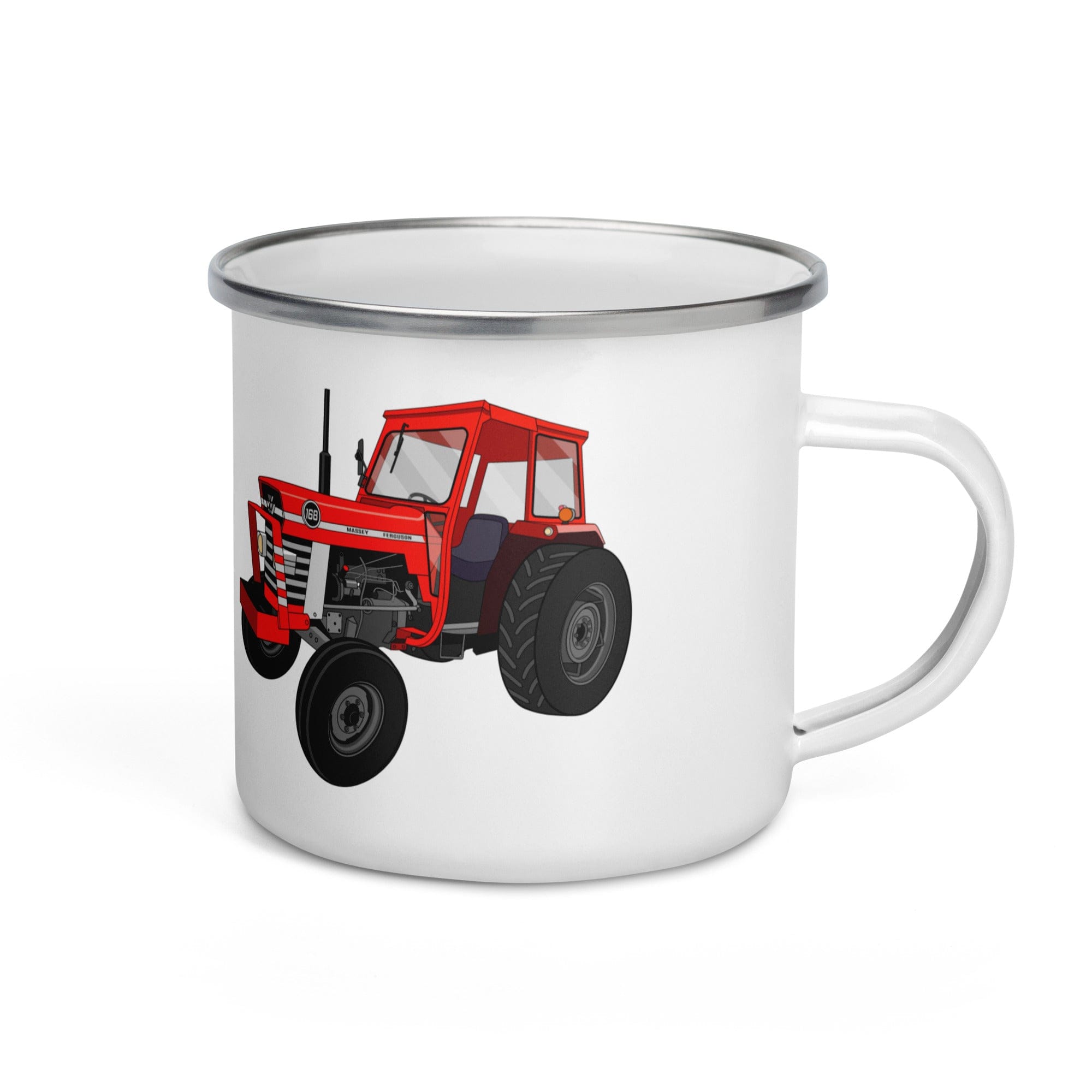 The Tractors Mugs Store Massey Ferguson 168 | Enamel Mug Quality Farmers Merch